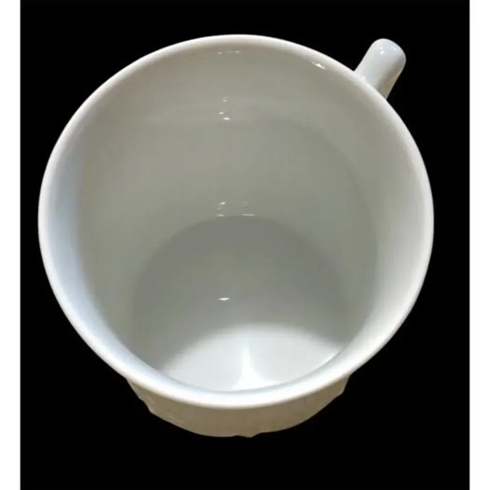 Hutschenreuther Germany Baronesse White Coffee Cup & Saucer MINT Never Used